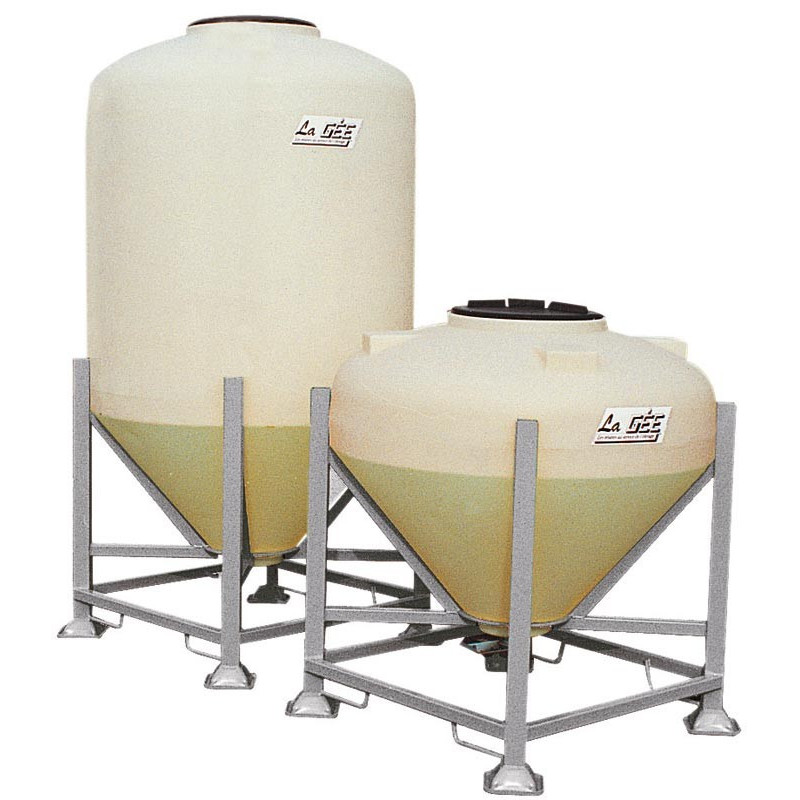 Silo à aliments 500 L avec trappe sur châssis  : p1135902