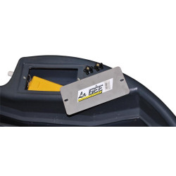 Robinet flotteur avec plaque de protection pour SUPERBAC rebord int...