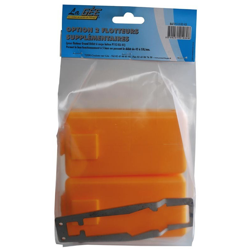 Flotteur double pour robinet flotteur : p1138343