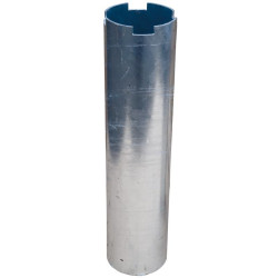 Fourreau acier galvanisé pour poteau rond : p1213784