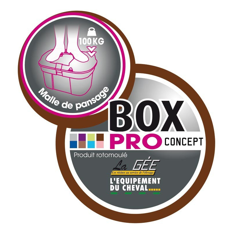 Malle de pansage BOX PRO XL : p1216117
