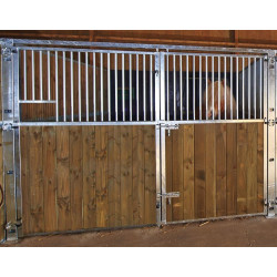 Façade ouvrante barreaudée 3 m avec porte battante barreaudée : p12...