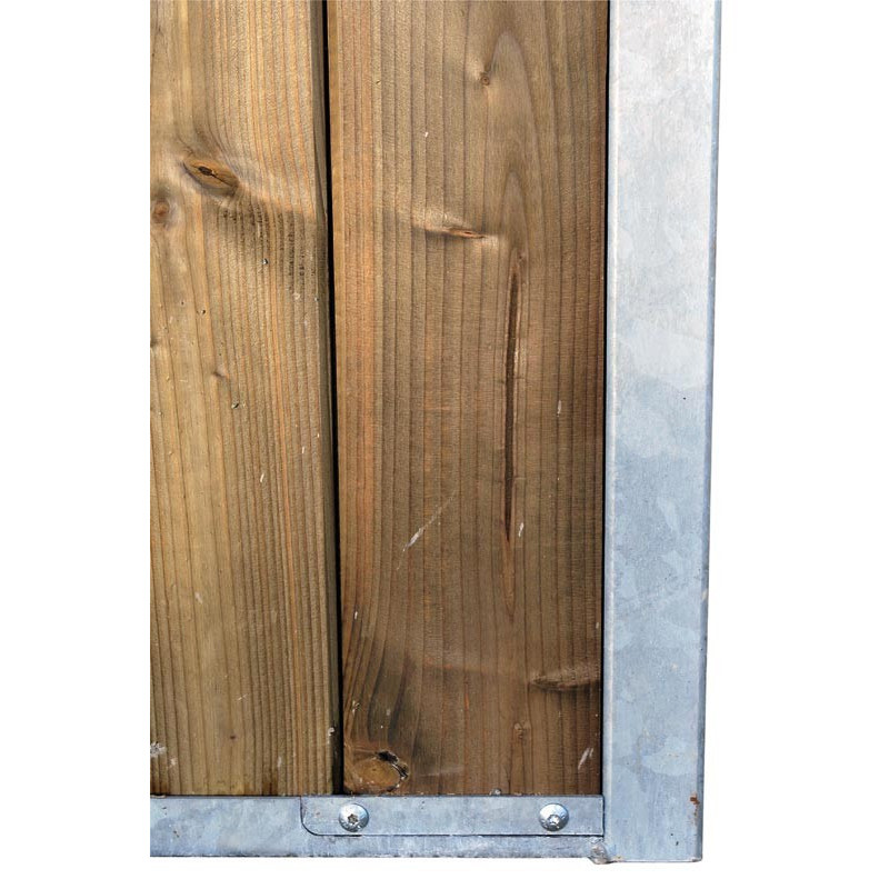 Séparation de box pivotante barreaudée/bois 2,5 m : p1250501
