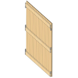 Kits bois de séparation spécial abris SP - Pro. Int. 3 m : p1260185