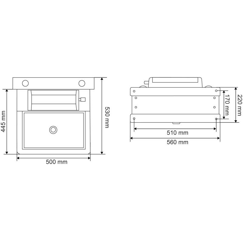 Abreuvoir Polybac 25 M simple avec rebord intérieur et support de f...