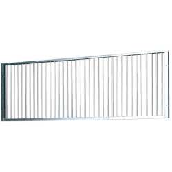 Grille de séparation de box 3 m pour soubassement à maçonner : p125...
